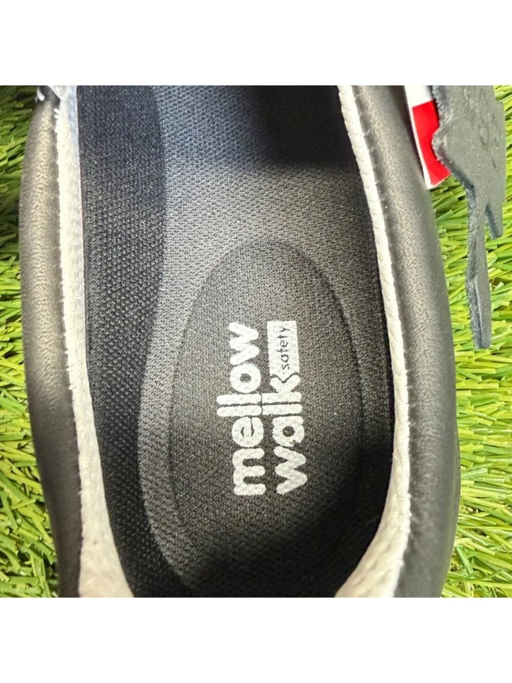 Mellow Walk Jessica Womens Size 9E Black Steel Toe Safety Work Slip-On Shoes